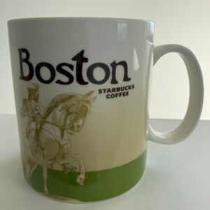 Starbucks 2012 Boston Global Icon Series Mug - Paul Revere & Skyline 16oz